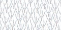 Vector seamless pattern with Easter willow twigs.