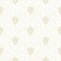 Vector seamless pattern in Eastern style. Royalty Free Stock Photo