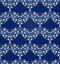 Vector seamless pattern element in Eastern style. Royalty Free Stock Photo