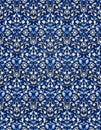 Vector seamless pattern element in Eastern style. Royalty Free Stock Photo