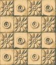 seamless pattern with elements of old architecture Royalty Free Stock Photo