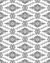 Vector Seamless Pattern in Ethnic Style. Creative tribal endless ornament, perfect for textile design, wrapping paper, wallpaper Royalty Free Stock Photo