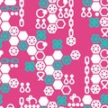 Vector seamless pattern of fashion jewelry