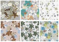 Seamless flowers pattern