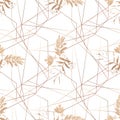 Vector seamless pattern. Geometric background. Abstract geometric pattern. Golden texture.Seamless geometric pattern Royalty Free Stock Photo