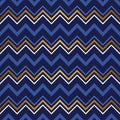 Vector seamless pattern. Gold background stripe chevron. Golden zigzag lines. Repeating elegant chevrons striped texture. Tender t