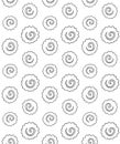 Vector seamless pattern of hand drawn Narutomaki Royalty Free Stock Photo