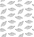 Vector seamless pattern of hand drawn wings