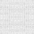 Vector seamless pattern. Hexagon grid texture. Black-and-white background. Monochrome honeycomb design.
