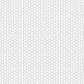 Vector seamless pattern. Hexagon grid texture. Black-and-white background. Monochrome honeycomb design.