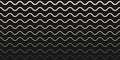 Vector seamless pattern with horizontal waves, halftone wavy lines, stripes Royalty Free Stock Photo