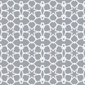 Vector seamless pattern inspired by retro wallpaper in pastel colors. Oriental ornament Royalty Free Stock Photo