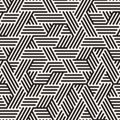 Vector seamless pattern. Irregular abstract texture. Repeating geometric chaotic stripes. Royalty Free Stock Photo