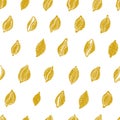 Vector seamless pattern with Italian pasta. Conchiglie hand drawn background.