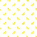 Vector seamless pattern with lemons slices.