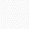 Vector seamless pattern with linear watermelon seeds. Monochrome minimalistic repeatable background.