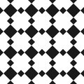 Vector seamless pattern made with repeating rhombuses tiles representing a medieval castle fortress.