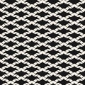 Vector seamless pattern with mesh, grid, lace. Black and white fabric texture Royalty Free Stock Photo