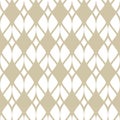 Vector seamless pattern with mesh, net, grid, lattice, fabric, knitting, curved lines, lace. Royalty Free Stock Photo