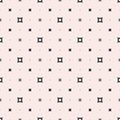 Vector seamless pattern. Modern minimalist texture, small squares