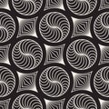 Vector seamless pattern. Modern stylish abstract texture. Repeating geometric circle and star tiles from decorative Royalty Free Stock Photo