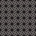 Vector seamless pattern. Modern stylish abstract texture. Repeating geometric interlacing shapes ornament.