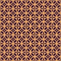 Vector seamless pattern. Modern stylish abstract texture. Repeating geometric linear tiles pattern background Royalty Free Stock Photo