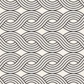 Vector seamless pattern. Modern stylish abstract texture. Repeating wavy geometric tilesn