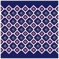 VECTOR seamless pattern. Modern stylish. Texture. Geometric patterns. Color. Background in a circle. The scope is wide.