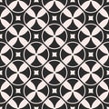 Vector seamless pattern, monochrome mosaic, simple geometric tex Royalty Free Stock Photo