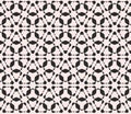 Vector seamless pattern, monochrome smooth triangular lattice