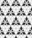 Vector seamless pattern. Geometric shapes pattern. Mosaics motif Royalty Free Stock Photo