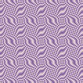 Vector seamless pattern with optical illusion effect. Simple abstract background Royalty Free Stock Photo