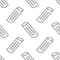 vector seamless pattern of pasta penne Royalty Free Stock Photo
