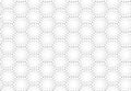 Vector seamless pattern with polygons. Linear geometric texture. Hexagonal abstract background. Polygonal grid with