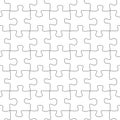 Vector seamless pattern of puzzle grid