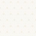 Vector seamless off-white subtle pattern. Modern stylish abstract texture. Repeating geometric tiles Royalty Free Stock Photo