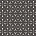 Vector seamless pattern. Repeating geometric elements. Stylish monochrome background design.