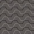 Vector seamless pattern. Repeating geometric lines. Abstract lattice background design.