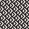 Vector seamless pattern. Repeating geometric lines. Abstract lattice background design. Royalty Free Stock Photo