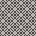 Vector seamless pattern. Repeating geometric lines. Abstract lattice background design. Royalty Free Stock Photo