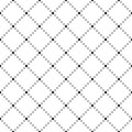 Vector seamless pattern. Repeating geometric tiles with dotted rhombus Royalty Free Stock Photo