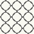 Vector seamless pattern. Repeating intertwining cordage, ropes.