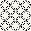 Vector seamless pattern. Repeating intertwining cordage, ropes.