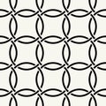 Vector seamless pattern. Repeating intertwining cordage, ropes.