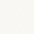 Vector Seamless Pattern. Repeating Lattice Abstract Background. Linear Grid From Striped Hexagonal Elements. Royalty Free Stock Photo