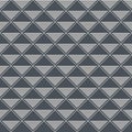 Vector seamless pattern. Repeating rhombuses with striped triangles inside. Royalty Free Stock Photo