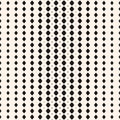 Vector seamless halftone pattern with rhombuses, diamond shapes. Royalty Free Stock Photo