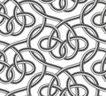 Vector seamless pattern of shower hoses