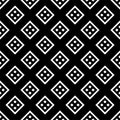 Black GEOMETRIC seamless pattern in white background Royalty Free Stock Photo